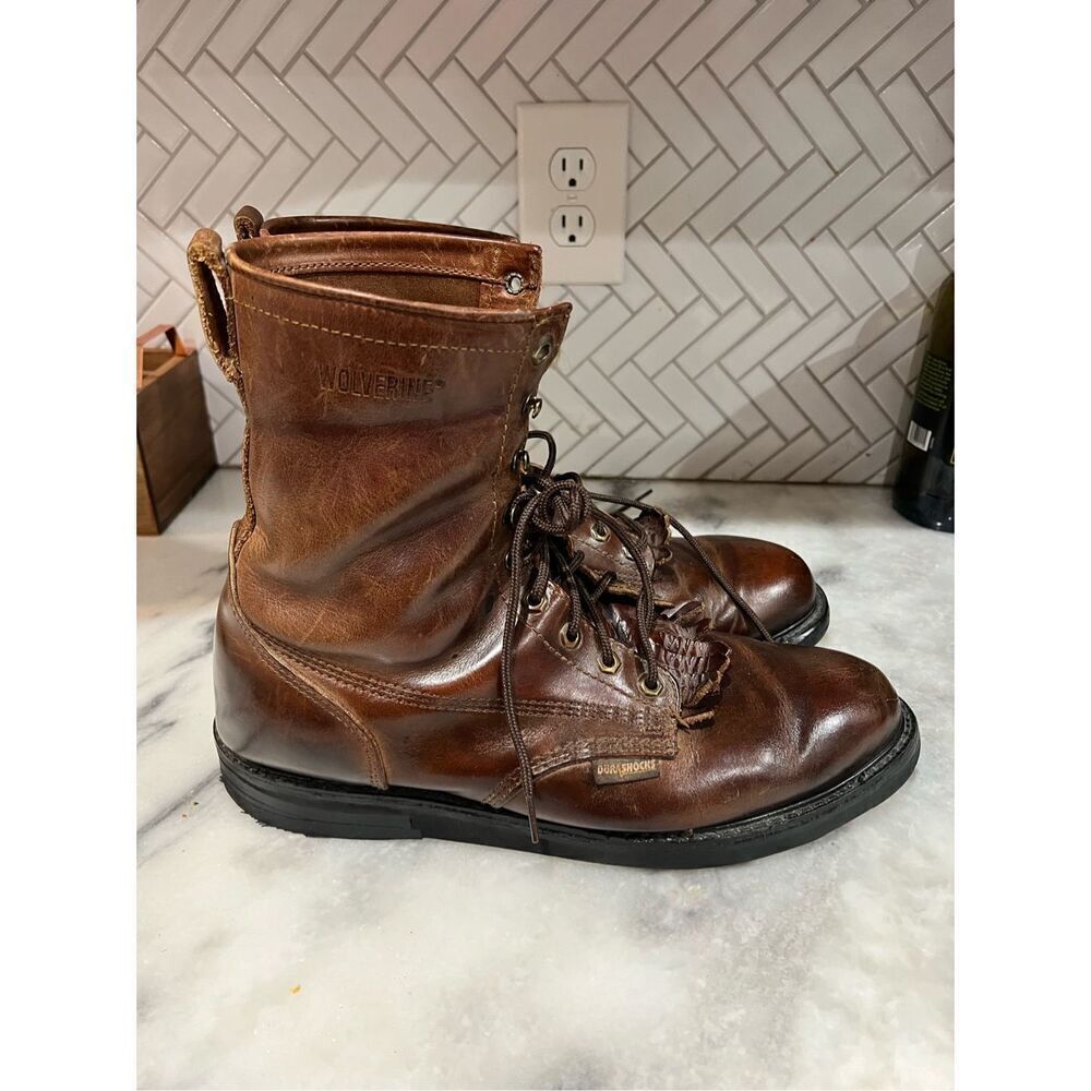 Wolverine Durashocks Vintage Boot Mens 13 Vibram Soles